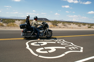 Route 66 motorbike